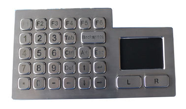 Customized Vandal miễn phí Militaty kim loại Bàn phím Với Touchpad Sealed
