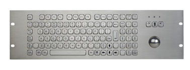 1U công nghiệp kim loại Keyboard Với Trackball Numeric FN phím chống thấm nước