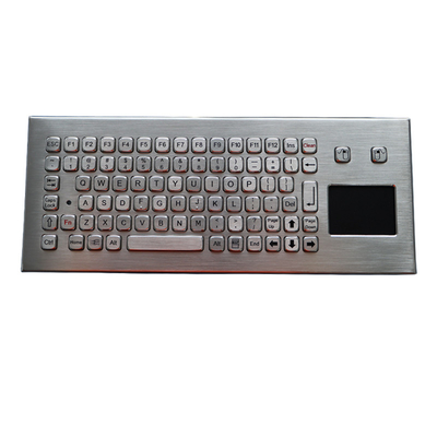 83 phím bàn phím thép không gỉ định dạng nhỏ gọn IP68 kín máy tính để bàn với touchpad