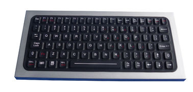 Đứng một mình bàn phím công nghiệp máy tính để bàn màu đen với kim loại bao vây