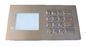 IP67 backlit màu thép không gỉ bàn phím usb bàn phím số với màn hình LCD