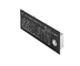 IP65 cứng bàn phím công nghiệp Trackball Omron Switch Membrane Kiểu bàn phím chống nước