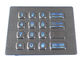 thép phím backlit Durable16 chải bàn phím số với bộ điều khiển điện tử USB