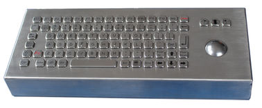 IP66 84 phím máy tính để bàn bạc công nghiệp kim loại keybaord Đối với ngoài trời