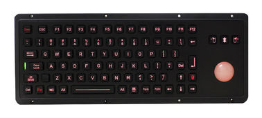 IP65 85 phím bàn phím chống cháy nổ công nghiệp màu đen với trackball backlit