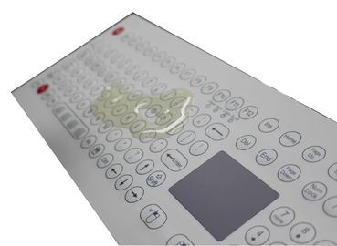 108 bàn phím máy tính công nghiệp màng chính với dầu touchpad bằng chứng bàn phím