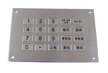 20 phím USB kim loại chống thấm nước bàn phím số bảng điều khiển giải pháp gắn kết
