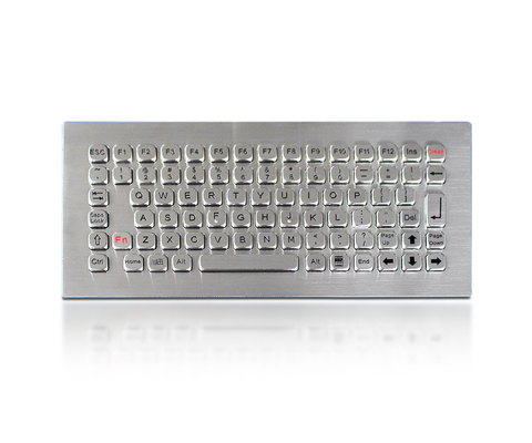 Bàn phím gắn bảng điều khiển chống nước IP65 Bàn phím chắc chắn công nghiệp bằng kim loại