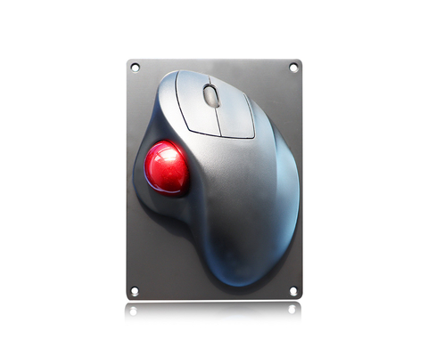 IP52 Ergonomic Industrial Trackball Mouse 34.0mm Bảng điều khiển Gắn giao diện USB