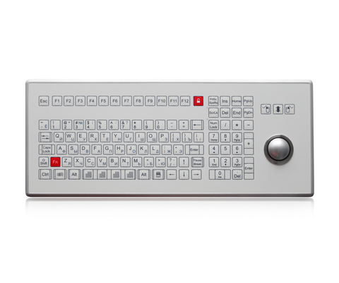 Bàn phím màng công nghiệp IP65 Công tắc Omron với bi xoay quang