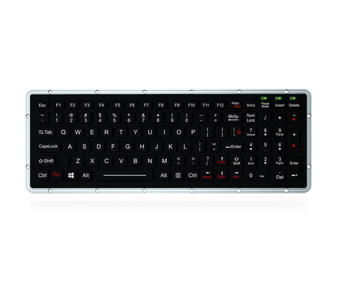 101 phím Compact Chiclet Keyboard IP65 Động lực Kiểm soát nước