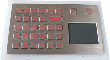 Bàn phím công nghiệp IP67 với Bảng điều khiển đèn nền bàn di chuột cho ngoài trời