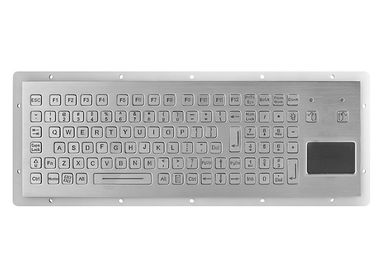 Bảng điều khiển Mount Metal Metal Bàn phím thép không gỉ Kiosk với Touchpad tích hợp