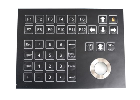 Bàn phím màng công nghiệp Omron Switch Touchball IP67 800DPI Quang học động