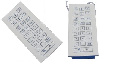 Rugged màng y tế bàn phím số với đầu gắn bảng điều khiển và giao diện USB