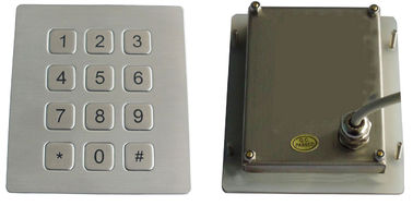 giao diện RS232 bụi công nghiệp phẳng chính ATM bàn phím kim loại 12 chìa khóa