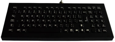 Desktop Đen Black Metal Bàn phím với bàn phím số và các phím Fn, kim loại bàn phím