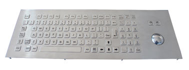 Bàn phím thép không gỉ công nghiệp Với Trackball và các phím số và FN