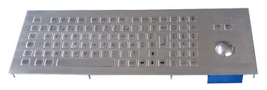 Bàn phím thép không gỉ công nghiệp Với Trackball và các phím số và FN