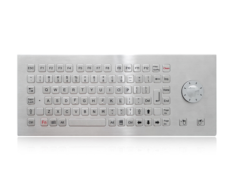 90 phím Industrial Stainless Steel Keyboard Với SS Hula Pointer được niêm phong