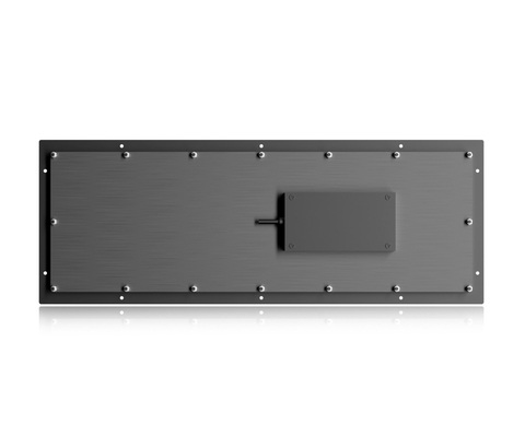 EMC cứng bàn phím bền Titanium đen bàn phím quân sự điện áp