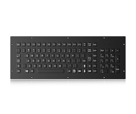 EMC cứng bàn phím bền Titanium đen bàn phím quân sự điện áp