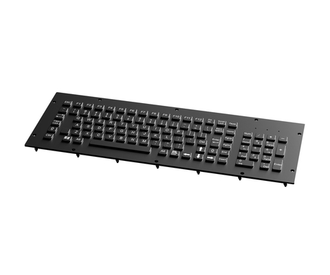 EMC cứng bàn phím bền Titanium đen bàn phím quân sự điện áp