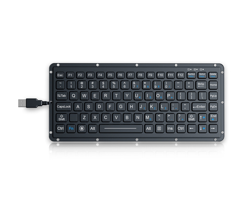 IP65 Silikon cứng bàn phím Carbon On Gold Key Switch Công nghệ với đèn nền