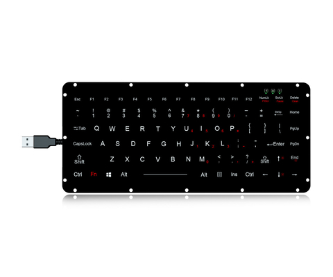 Phiên bản bàn phím công nghiệp silicon nhỏ gọn với đèn nền