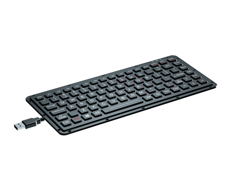 Phiên bản bàn phím công nghiệp silicon nhỏ gọn với đèn nền
