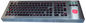 Durable Backlight Đen Quân công nghiệp kim loại Keyboard Với Trackball IEC 60.512-6