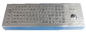 Movable 0.45mm phím phẳng kim loại công nghiệp Bàn phím với trackball quang học 800dpi