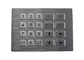 20 Keys Metal Numeric Keypad Panel Mount Industrial Keyboard Vandal Proof For Kiosk