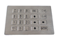 20 Keys Metal Numeric Keypad Panel Mount Industrial Keyboard Vandal Proof For Kiosk