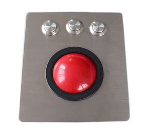 3 nút chuột IP65 nhựa quân trackball moudle với bảng điều khiển kim loại
