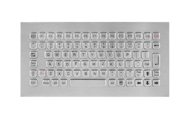 Vandal Proof Rugged Panel Núi Bàn phím, Bàn phím bằng thép không gỉ cho Kiosk tự phục vụ